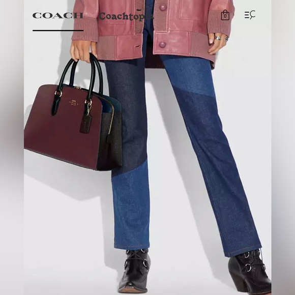 COACH Channing Carryall in Colorblock ๐๐ฅ๐ฅ - Picture 5 of 16